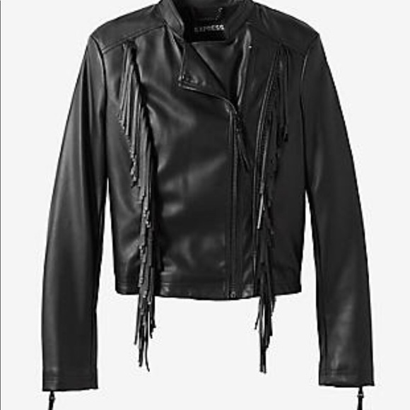 Express Jackets & Blazers - Express Vegan Leather Jacket